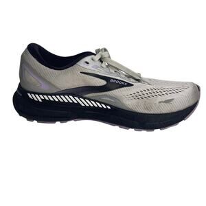 Women's Brooks Adrenaline GTS 23 Track Running Shoes Sneakers 8.5 Silver Black